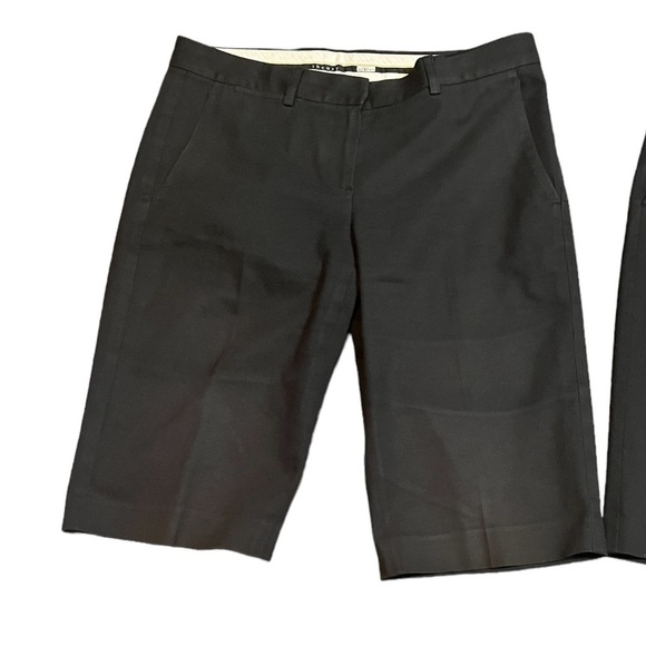 Women’s Theory Trouser Shorts Bundle Size 6 Black Flat Front - Picture 4 of 5